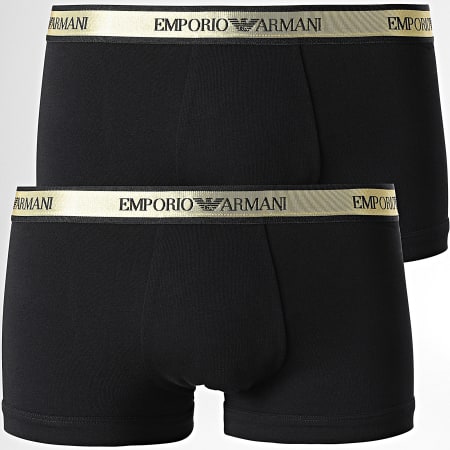 Emporio Armani - Lot De 2 Boxers 111210 2F598 Noir Doré
