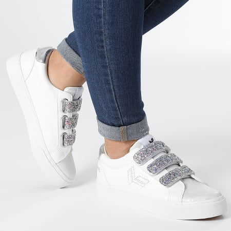 Kaporal - Sneakers Tippy Donna 44590 Bianco Glitterato