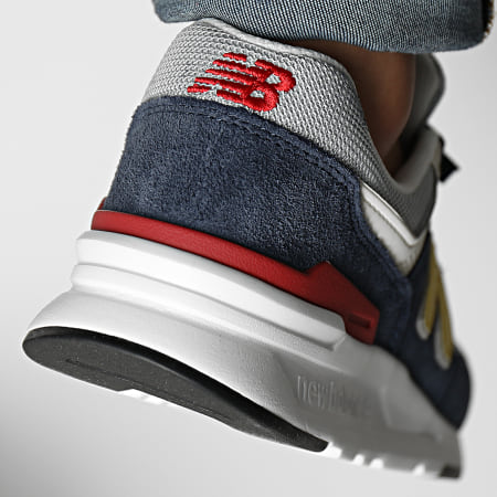 New Balance - Sneakers Lifestyle 997 CM997HSW Natural Indigo Team Red