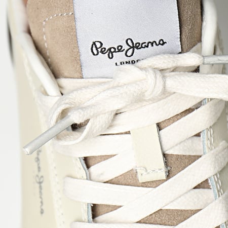 Pepe Jeans - Sneakers Kenton stile vintage PMS30877 Bianco sporco
