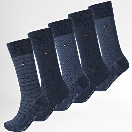 Tommy Hilfiger - Lote de 5 pares de calcetines 701220144 Azul marino