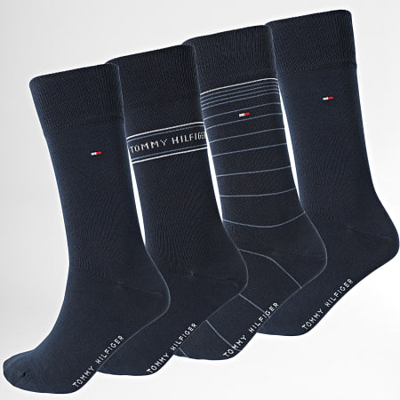 Tommy Hilfiger - Confezione da 4 paia di calzini 701220146 blu navy