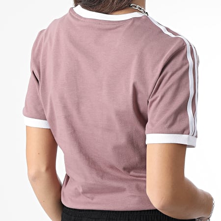 Adidas Originals - Camiseta 3 Rayas Mujer HL6689 Rosa
