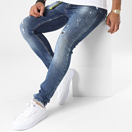 Classic Series - Jeans slim 53-01B Denim blu