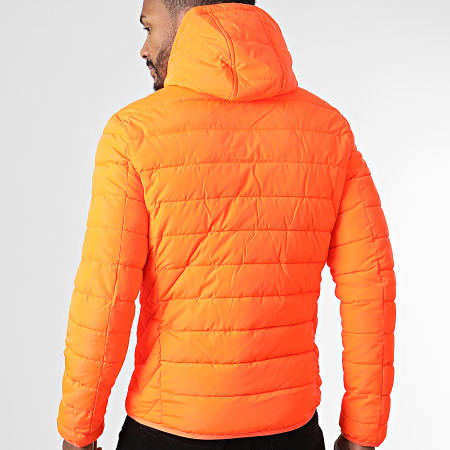 Kymaxx - Chaqueta con capucha 149-59 Naranja fluorescente