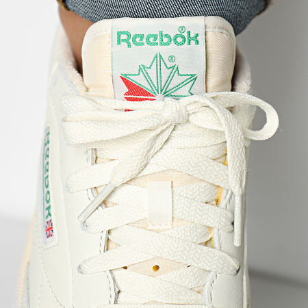 Reebok - Club C 1985 Vintage DV6434 Chalk Paperwhite Green Sneakers