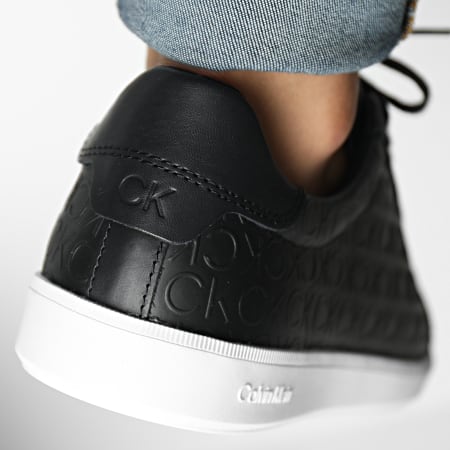 Calvin Klein - Sneakers Low Top Lace Up Mono 0845 Nero Seasonal Mono