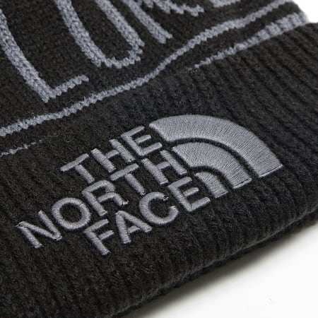 The North Face - Gorro Retro A3FMP Gris Negro