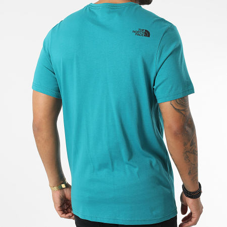 The North Face - Camiseta turquesa estándar
