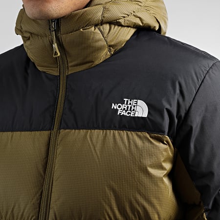 The North Face DIABLO DOWN HOOD Vert / Noir - Vêtements Doudounes