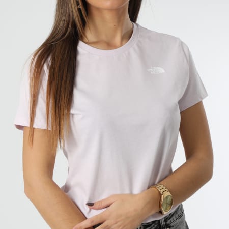 The North Face - Camiseta mujer A4T1A Lavanda
