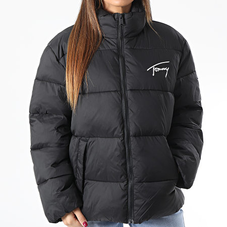 Tommy Jeans - Chaqueta de mujer Signature Jacket Modern 4660 Negro