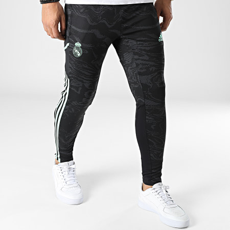 Adidas Sportswear - Pantalon Jogging A Bandes Real Madrid HD1202 Noir