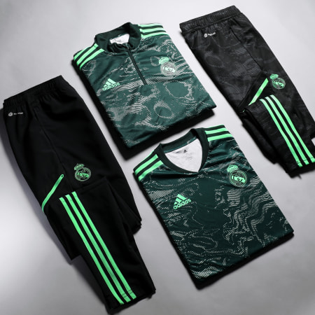 Adidas Sportswear - Giacca con colletto a zip HD1205 Real Madrid Verde