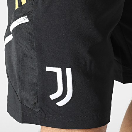 Adidas Sportswear - Pantaloncini da jogging a fascia Juventus H56708 Nero