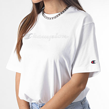 Champion - Camiseta Mujer 115496 Blanca