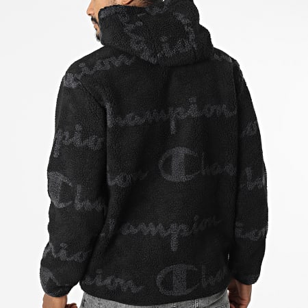 Champion Sweat Capuche Polaire 216718 Noir LaBoutiqueOfficielle