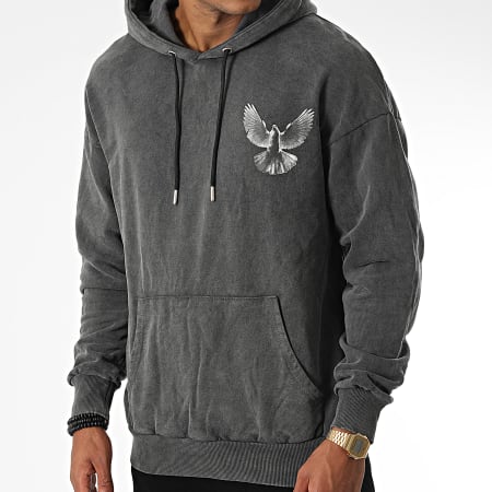 Ikao - Sweat Capuche LL687 Gris Anthracite
