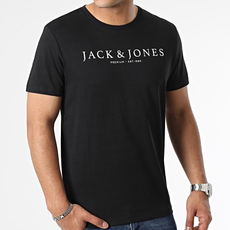 Jack And Jones - Lot De 2 Tee Shirts Booster 12226042 Noir Blanc