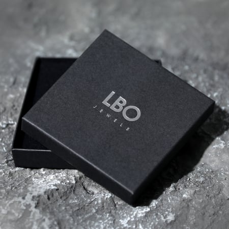 LBO - Bracciale in argento Grain De Café 8 mm