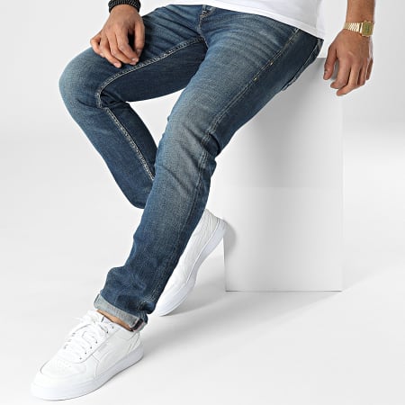 Le Temps Des Cerises - 711 Basic Blue Denim Slim Fit Jeans