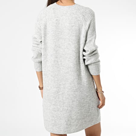 Only - Robe Pull Femme Carol 15196724 Gris Chiné