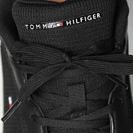 Tommy Hilfiger - Baskets Lightweight Runner Stripes 4131 Black