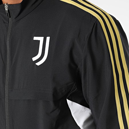 Adidas Sportswear - Juventus HA2645 Giacca con zip a righe nere