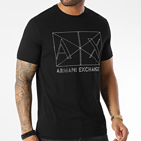 Armani Exchange - Camiseta 6LZTAM Negro