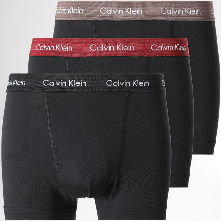 Calvin Klein - Set di 3 boxer neri U2662G