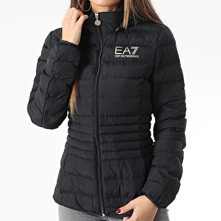 EA7 Emporio Armani - Cappotto da donna con cappuccio 8NTB23-TNF8Z Oro nero