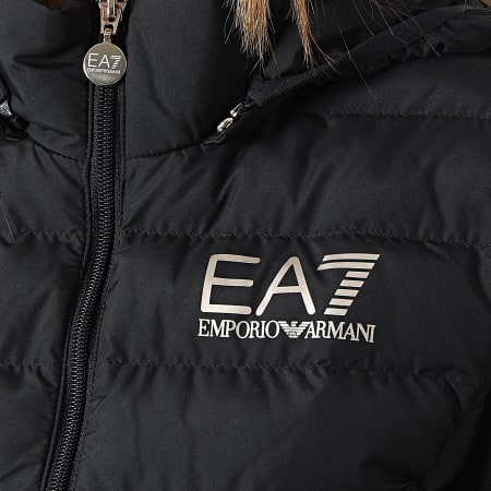 EA7 Emporio Armani - Cappotto da donna con cappuccio 8NTB23-TNF8Z Oro nero
