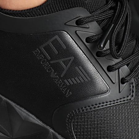 EA7 Emporio Armani - Baskets Sneakers X8X123-XK300 Black Shiny Black