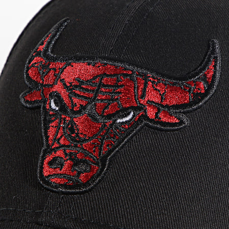 Casquette New Era 9Forty Chicago Bulls - Beige, Taille Enfant, Réglable, 100% Coton