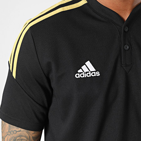 Adidas Sportswear - Polo Manches Courtes A Bandes Juventus HA2626 Noir