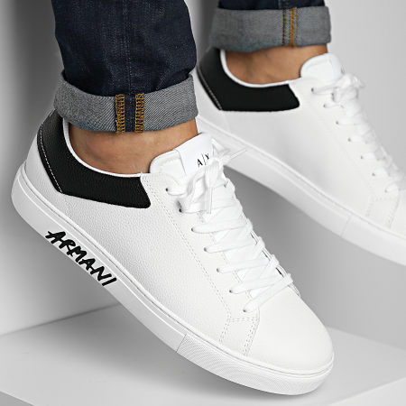Armani Exchange - Baskets Sneakers XUX145-XV598 Optical White Black