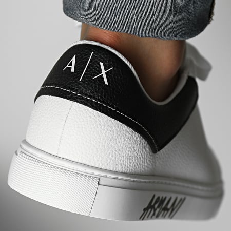 Armani Exchange - Zapatillas XUX145-XV598 Optical Blanco Negro