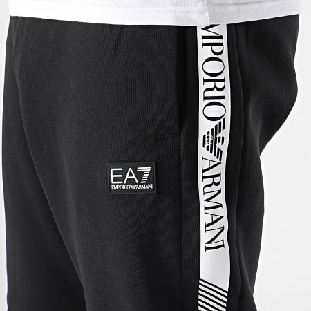 EA7 Emporio Armani - Pantalon Jogging A Bandes 6LPPAB Noir