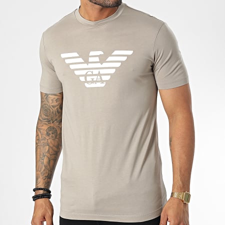 Emporio Armani - Camiseta 8N1TN5 Beige