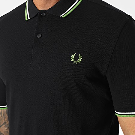 Fred Perry - Polo Manches Courtes M3600 Noir