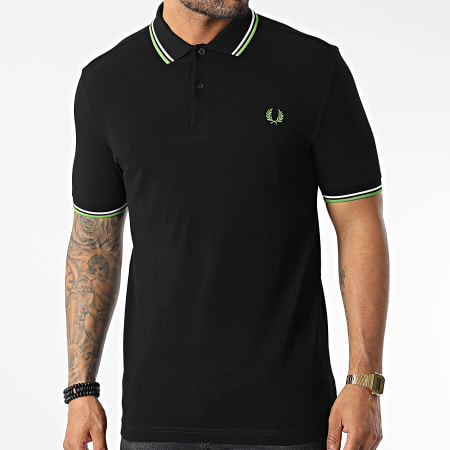 Fred Perry - Polo Manches Courtes M3600 Noir