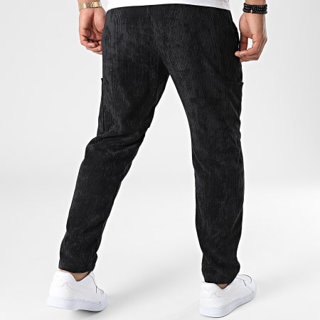 Frilivin - Pantaloni cargo in velluto nero