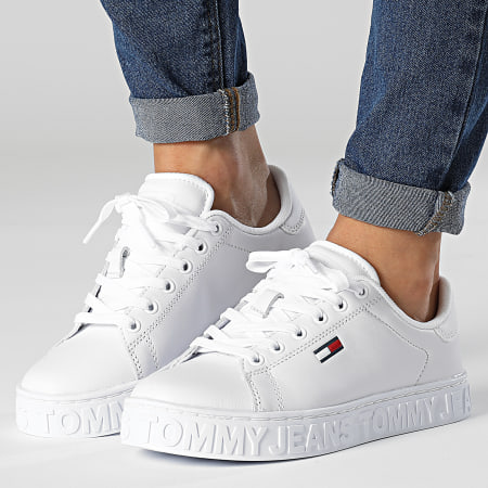 Tommy Jeans - Baskets Femme Cool Tommy Jeans Sneaker 2042 White
