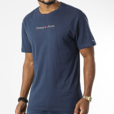 Tommy Jeans - Camiseta Lineal Clásica 4984 Azul Marino