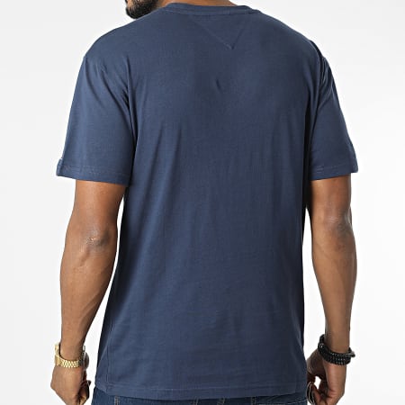 Tommy Jeans - Tee Shirt Classic Linear 4984 Bleu Marine
