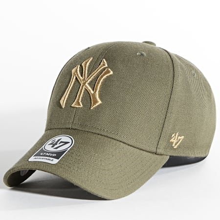 '47 Brand - Gorra MVP Snapback New York Yankees Caqui Verde