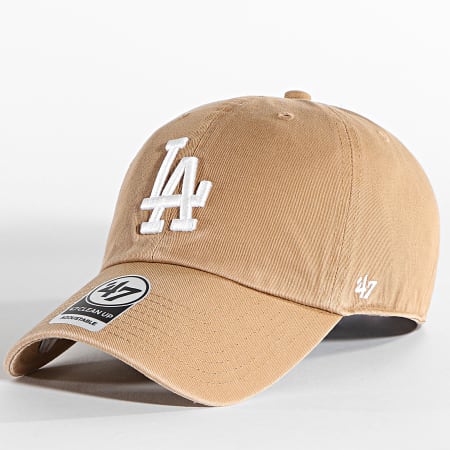 '47 Brand - 47 Clean Up Los Angeles Dodgers Cappello in cammello