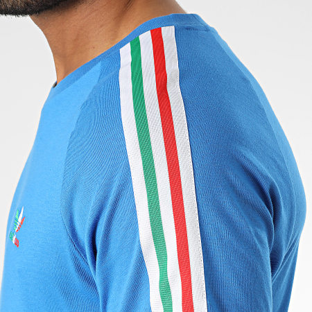 Adidas Originals - Camiseta a rayas HK7423 Azul