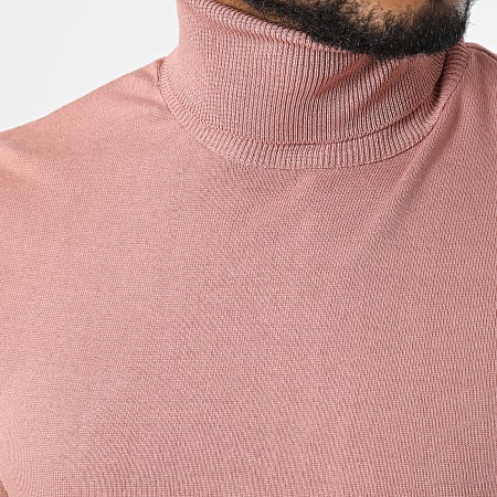 Armita - AVR-176 Jersey rosa con cuello vuelto