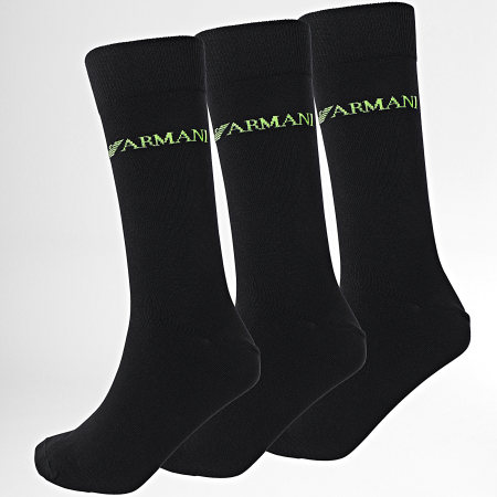Emporio Armani - Confezione da 3 paia di calzini 302402 nero